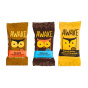 Front of Awake Chocolate Caffeinated Bites Brew-tiful Variety Pack, 3 Pack