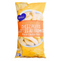 Front of Barbara’s Gluten-Free Baked Cheese Puffs White Cheddar Blanc - Cheese Puff Chips - Gluten Free Snacks - Gluten Free Cheese Puffs