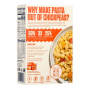 Back of Banza Chickpea Pasta Shells - High Protein Pasta - Vegan Pasta - Low Carb Pasta