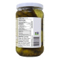 Bubbies Bread & Butter Pickle Chips NFt Ingredients Back of jar