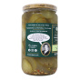 Bubbies Kosher Dill Pickle Chips Side of jar