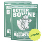 Better Bovine Premium Grass-Fed Beef Jerky Extra Lean 2-Pack Bundle, 50 g Each