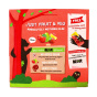 Back of BEAR Snacks Dried Fruit Rolls Sour Strawberry Lemon