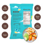 Back Of Biena Chickpea Snacks Keto Puffs Sea Salt, 91g