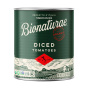 Front of Bionaturae Organic Diced Tomatoes Canned Italian Tomatoes