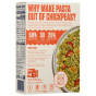 Back of Banza Chickpea Pasta Rotini - High Protein Pasta - Vegan Pasta - Low Carb Pasta