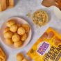 Brazi Bites Gluten-Free Brazilian Cheese Bread Everything - Gluten Free Cheese Bread - Pão De Queijo - Brazilian Bites