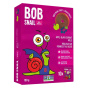 Front of Bob Snail Healthy Dried Fruit Snack Natural Fruit Roll Ups Dried Fruit Leather Apple Black Currant - Allergen Free Snacks - No Added Sugar Fruit Snacks - Natural Fruit Snacks