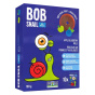 Front of Bob Snail Natural Dried Fruit Snack No Added Sugar Fruit Snack Fruit Leather Rolls Apple Blueberry - No Added Sugar Fruit Snacks - Natural Fruit Snacks - Fruit Snacks For Kids