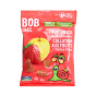 Front of Bob Snail Real Fruit Snack - No Added Sugar Fruit Snack - Natural Fruit Snack - Apple Strawberry