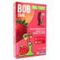 Front of Bob Snail Healthy Dried Fruit Snacks Natural Fruit Snack Fruit Leather Fruit Stripes Apple Strawberry