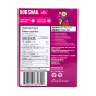 Back of Bob Snail Healthy Dried Fruit Snack Natural Fruit Roll Ups Dried Fruit Leather Apple Black Currant - Allergen Free Snacks - No Added Sugar Fruit Snacks - Natural Fruit Snacks