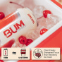 BUM Energy Drink Low Calorie Energy Drink Sugar-Free Energy Drink Cherry Frost