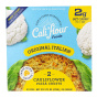 Front of Cali'flour Foods Cauliflower Pizza Crust - The Original Italian, 2 Crusts