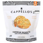 Front of Cappello's Gluten-Free Cheddar Biscuits - Gluten Free Cheddar Biscuits - Almond Flour Biscuits - Frozen Biscuits