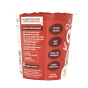 ChiChi Foods Protein Hot Cereal Made from Chickpeas Instant Cup Maple Brown Sugar Back of cup