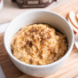ChiChi Foods Protein Hot Cereal Made from Chickpeas Instant Cup Maple Brown Sugar Lifestyle 2