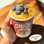 ChiChi Foods Protein Hot Cereal Made from Chickpeas Instant Cup Maple Brown Sugar Lifestyle 1