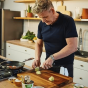 Chef Woo Plant-Based High-Protein Ramen Noodles By Chef Ramsay Black Garlic Beef, 76g