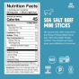Chomps Chomplings Grass-Fed Beef Mini Sticks Sea Salt Canada NFT