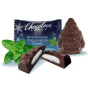 Chocolove 55% Dark Chocolate Peppermint Creme Holiday Bites - Kosher Chocolate - Rainforest Alliance Certified Chocolate Individually Wrapped Christmas Chocolates
