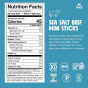 Chomps Chomplings Grass-Fed Beef Mini Sticks Sea Salt Canada NFT