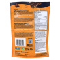 Back of ChocXO Snaps 69% Dark Milk Chocolate Toffee, Almond, & Sea Salt - Chocxo Keto - Keto Chocolate Snacks - Chocolate Keto Snaps