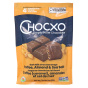 Front of ChocXO Snaps 69% Dark Milk Chocolate Toffee, Almond, & Sea Salt - Chocxo Keto - Keto Chocolate Snacks - Chocolate Keto Snaps