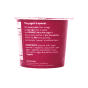 Side of Cocojune High-Protein Organic Greek-Style Cultured Coconut Raspberry - Vegan Yogurt - Coconut Based Yogurt - Cocojune Coconut Yogurt