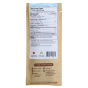 Back of ChocoSol 65% Cacao Dark Chocolate Vanilla Sea Salt - Vegan Direct Trade Dark Chocolate - Chocosol Vanilla Sea Salt Flavour