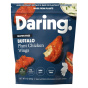 Front of Daring Plant-Based Chicken Wings Buffalo - Vegan Chicken Wings - Vegan Chicken Substitutes - Mock Chicken