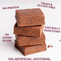 Elavi High Protein Brownie - Vegan Protein Brownie - Gluten Free Protein Brownie - Healthy Protein Brownie