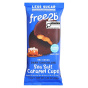 Front of Free2b Dark Chocolate Sea Salt Caramel Cups - Caramel Chocolate Cups - Dark Chocolate Cups - Dairy Free Chocolate - Nut Free Chocolate