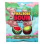 Front of Final Boss Sour Real Fruit Level 3 Watermelon Kiwis - Watermelon Kiwi Sour Candy - Sour Gummy Candy Canada - Bold Sour Candy