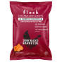 Front of Flock Chicken Skin Crisps BBQ - Chicken Skin Chips - Chicken Chips - Keto Protein Chips