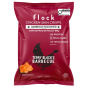 Front of Flock Chicken Skin Crisps BBQ - Chicken Skin Chips - Chicken Chips - Keto Protein Chips