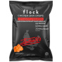 Front of Flock Chicken Skin Crisps Hattie B’s Hot Nashville - Chicken Skin Chips - Chicken Chips - Keto Protein Chips