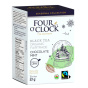 Front of Four O'Clock Organic Holiday Tea Winter Tea Chocolate Mint Tea - Winter Tea - Chocolate Mint Tea - Chocolate Teas