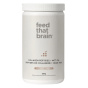 Front of Feed That Brain Grass-Fed Collagen + MCT Oil Creamy Chocolate - Grass Fed Collagen Powder - Mct Collagen Powder - Collagen Mct Oil
