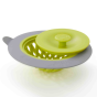 Top of Full Circle Sinksational Sink Strainer Green