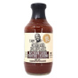 Front of G Hughes Sugar Free BBQ Sauce Maple Brown, 490mL