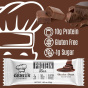 Genius Gourmet Keto Bar Chocolate Keto Protein Bar - Low Carb Protein Bars - Best Keto Bars - Chocolate Protein Bar
