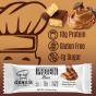 Genius Gourmet Keto Bars Creamy Peanut Butter Chocolate Protein Bar - Keto Bar Canada - Keto Snack Bars - Low Carb Protein Bars