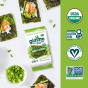GimMe Organic Roasted Seaweed Snack Value Pack Avocado Oil - Gluten Free Seaweed - Organic Seaweed Snacks - Seaweed Snacks