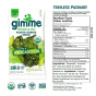 Nutrition of GimMe organic roasted seaweed snack grab & go pack sea salt & avocado oil - Gluten Free Seaweed - Organic Seaweed Snacks - Sea Salt Seaweed