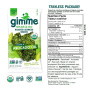 Nutrition of GimMe organic roasted seaweed snack grab & go pack sea salt & avocado oil - Gluten Free Seaweed - Organic Seaweed Snacks - Sea Salt Seaweed