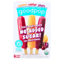 Goodpop Real Fruit Juice Popsicles Orange Cherry Grape, 6 Pops
