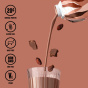 GROUNDED Dairy-Free High-Protein Coconut Milk Shake Chocolate - Coconut Milkshake Protein - Dairy-Free Protein Milkshake - High-Protein Chocolate Shake