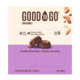 Front of Good To Go Almond Flour Double Chocolate Brownies - Vegan Brownies - Gluten Free Brownies - Grain Free Brownies