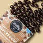 Healthy Crunch Vegan Dark Chocolate Superfoods Espresso Bean - Vegan Nut Free Chocolate - Allergy Friendly Snacks - Brookside Chocolate Alternative